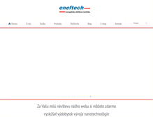 Tablet Screenshot of eneftech.sk